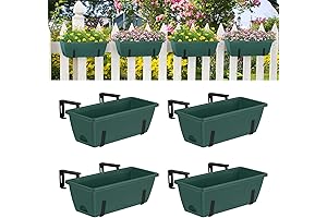 Railing Planter Box For Porch Hanging