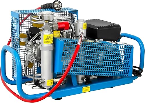 TUXING Compresor de aire de 4500 psi, 100 l/min, 3.5 CFM, 110 V/60 HZ monofásico, estación de llenado de aire de alta presión y sistema de carga