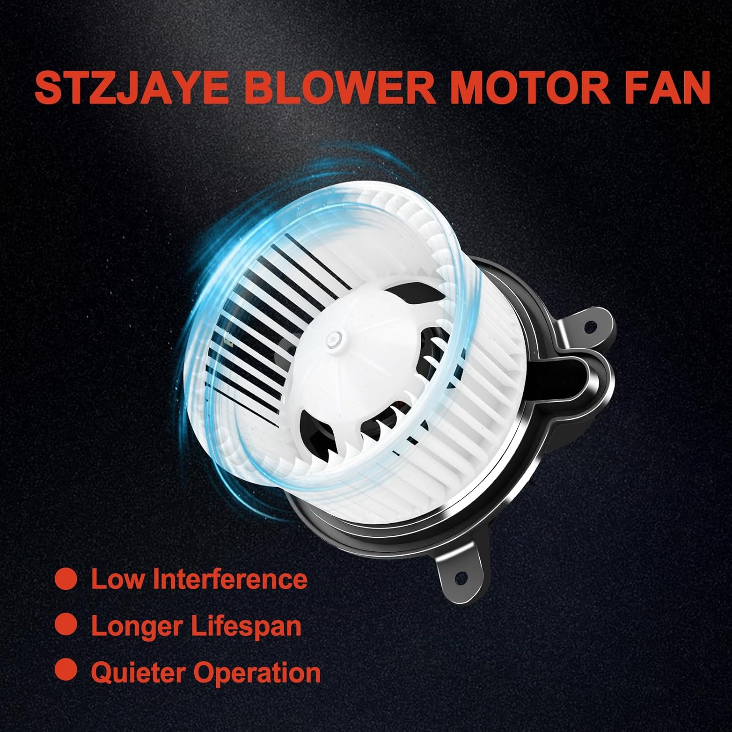 AC Blower Motor Fan HVAC Heater Motor Replacement 700095 Compatible with Jeep for Cherokee 1997 1998 1999 2000 2001, for Wrangler 1997 1998 1999 2000 2001 4886150AA