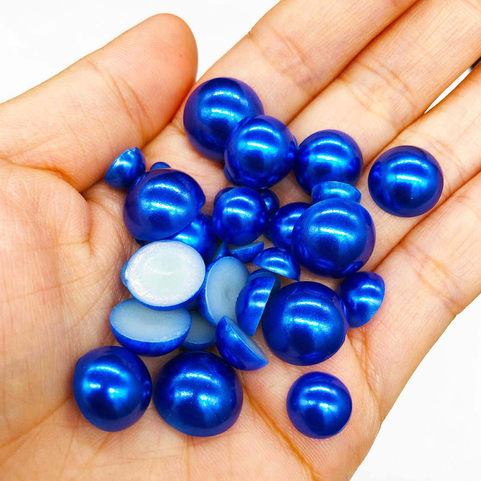 Perles à dos plat 5600 pcs pour l'artisanat Tailles Rwanda