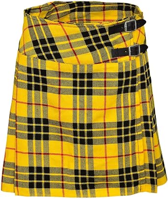 Ladies Knee Length Kilt Skirt 20" Length Tartan Pleated Kilts - Macleod Of Lewis