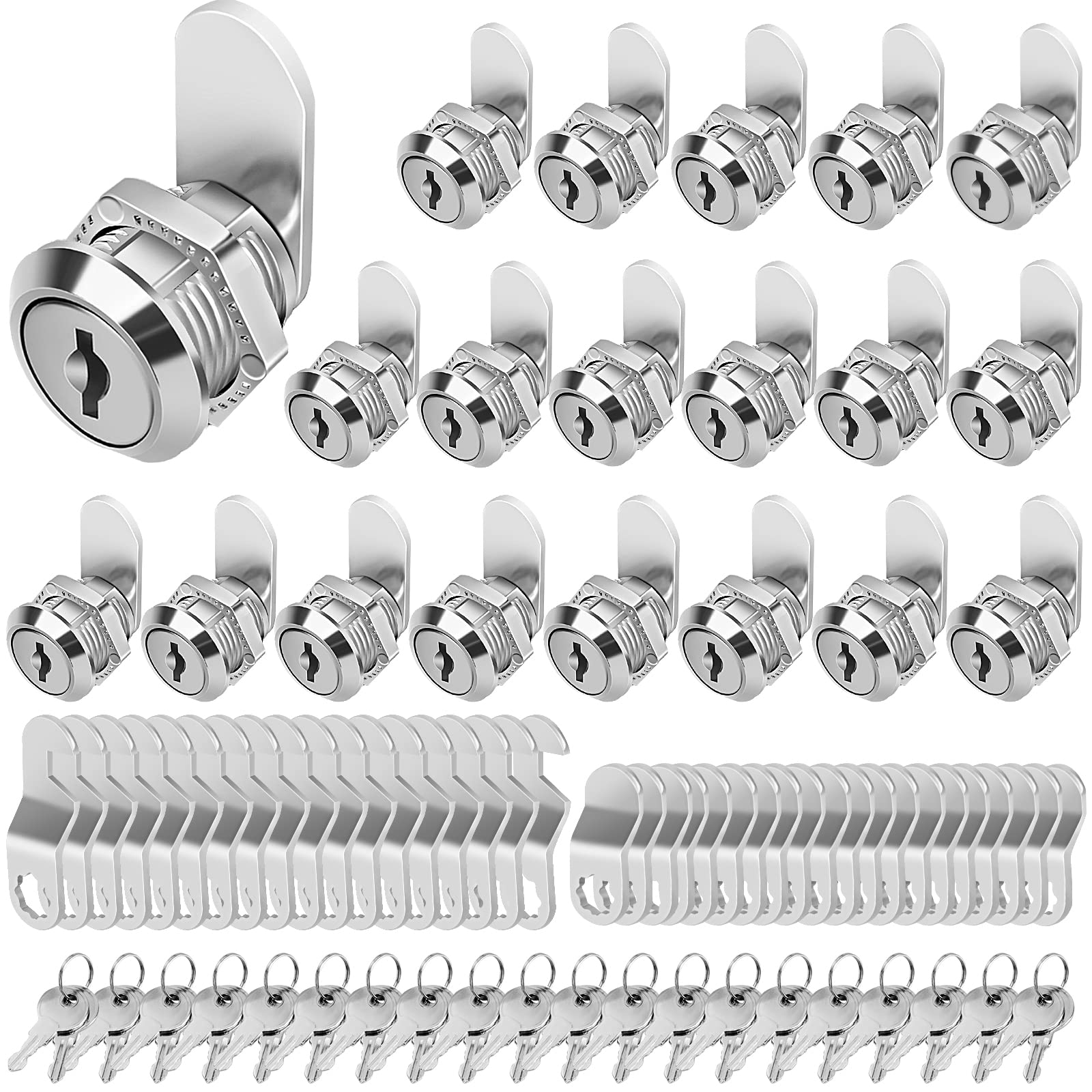 Cylinnda Cabinet Locks with Keys, 5/8