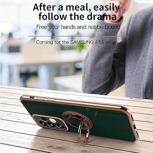 Miniatura 2 de EYZUTAK Caja magnética galvanizada del sostenedor del anillo, 360 grados con la rotación del anillo del dedo del metal titular del imán del