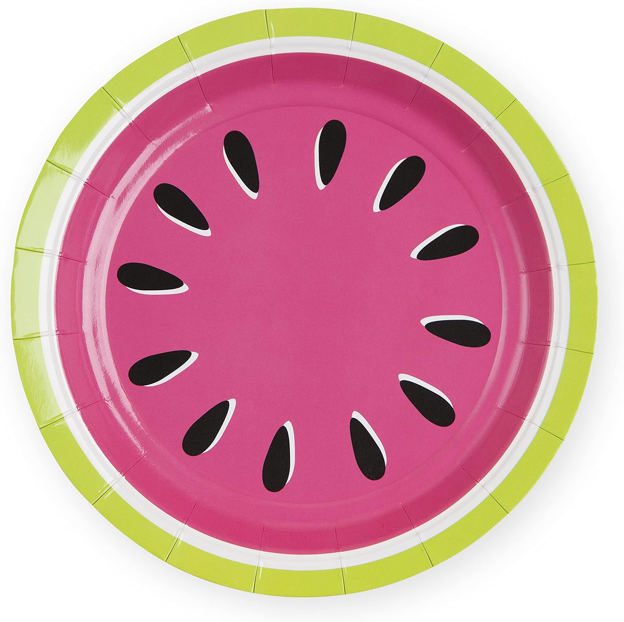 Cakewalk (Party) Watermelon Appetizer Plates, Red