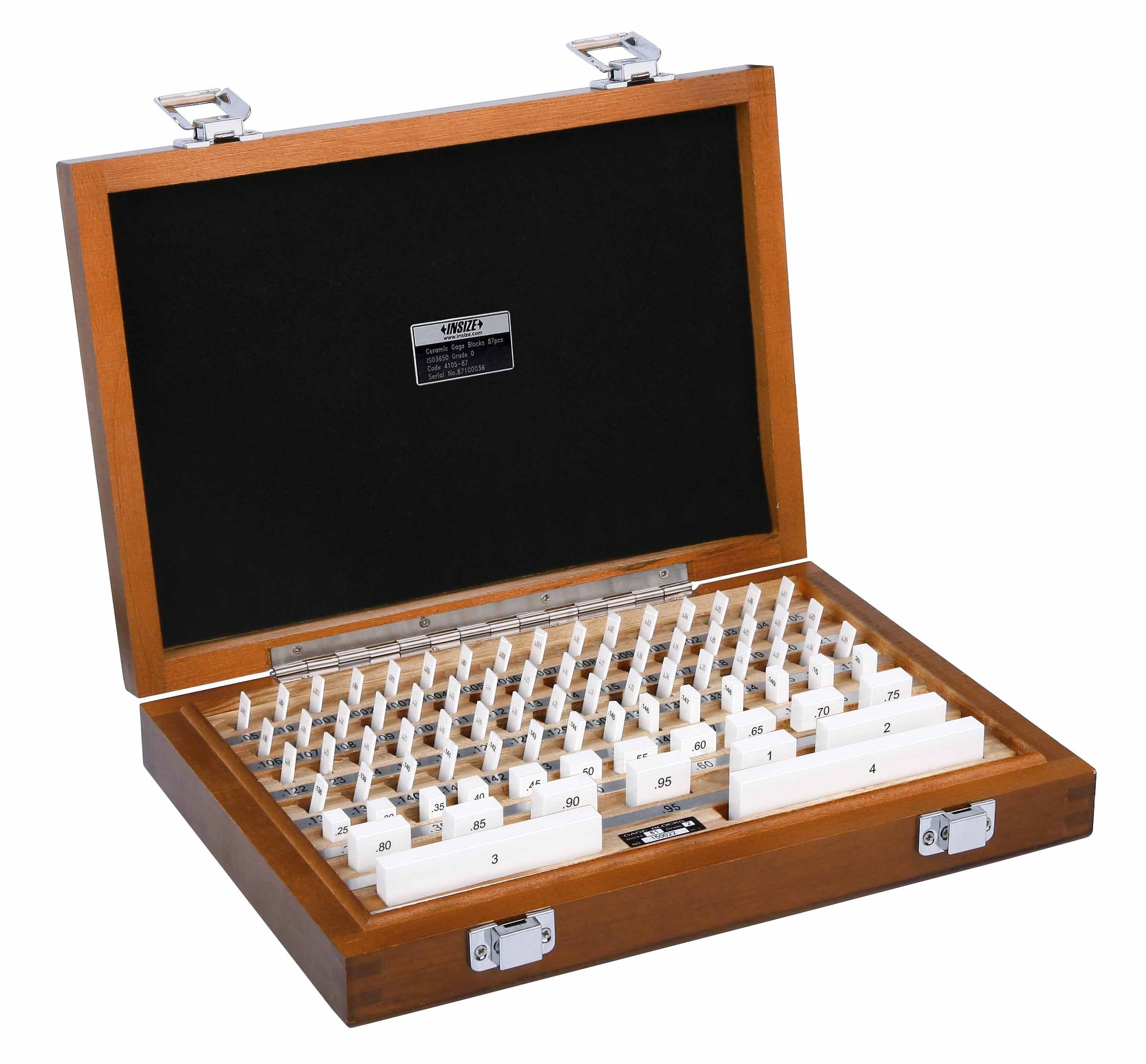 INSIZE 4005-36 Ceramic Gage Block Set, Grade 0
