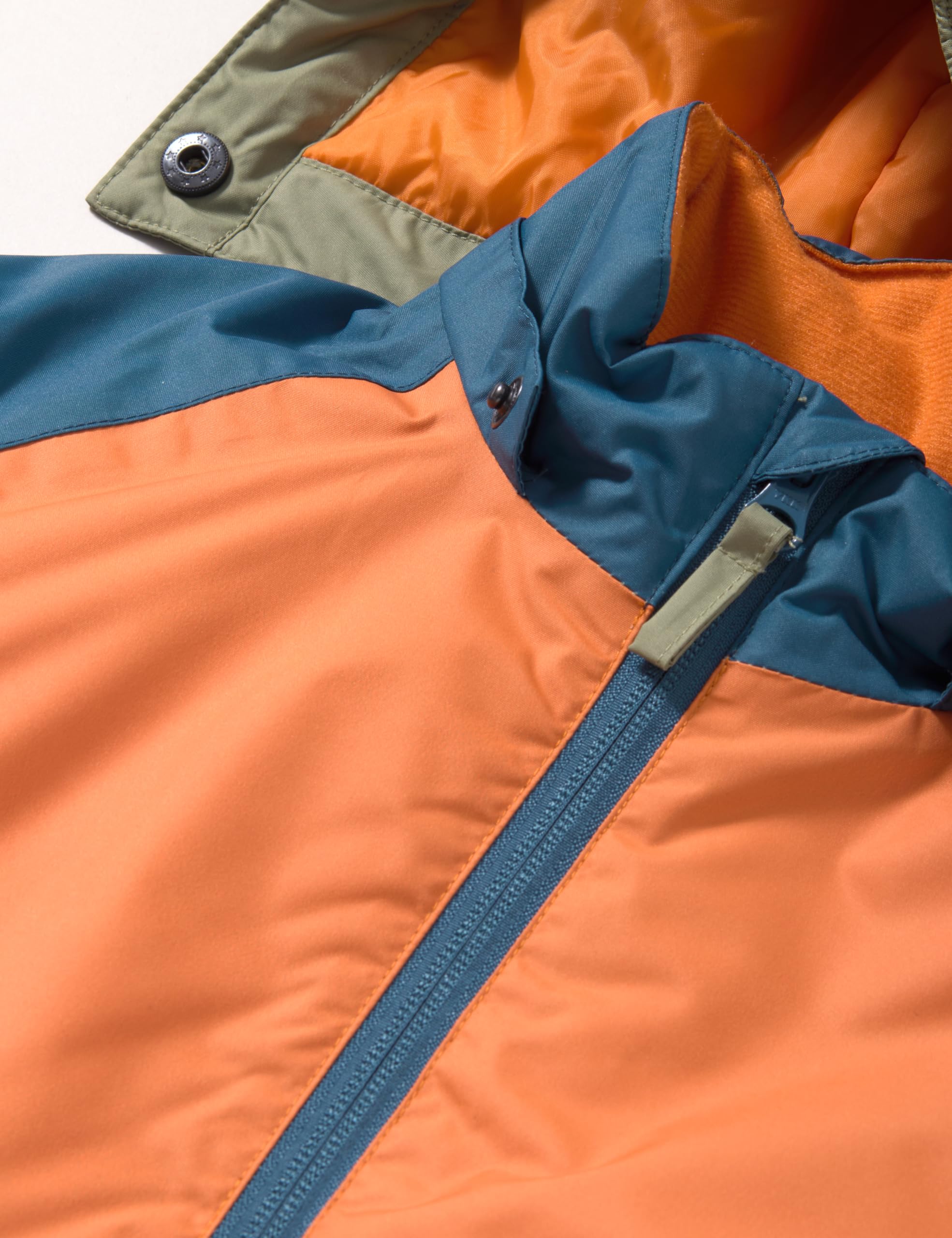 Playshoes Schnee-jacke Color Block Unisex Kinder Schneejacke, Color Block Petrol, 152