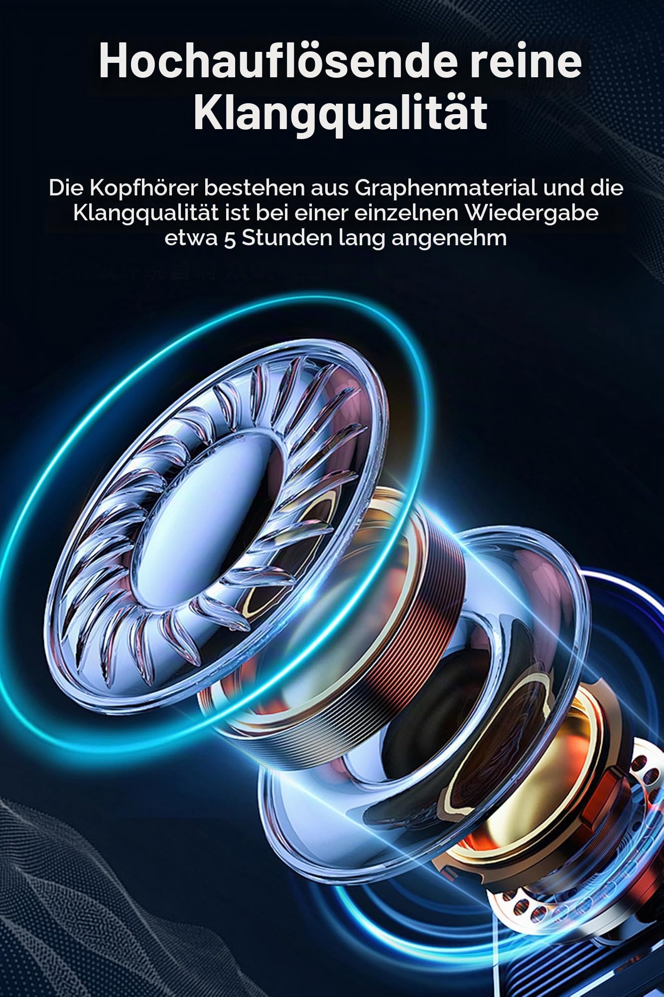 Herren Smartwatch mit Kopfhörer Bluetooth in Ear Laufuhr Schrittzähler Uhr Fitness Tracker Militär Sportuhren Pulsuhr Fitnessuhr Blutdruck Telefonfunktion Schlafmonitor TWS Headset
