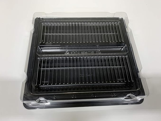 Memory Package Tray with Cover fit 50PCs DDR5 / DDR4 / DDR3 SODIMM/Notebook/Laptop Memory ESD Package - Pack of 1 Tray