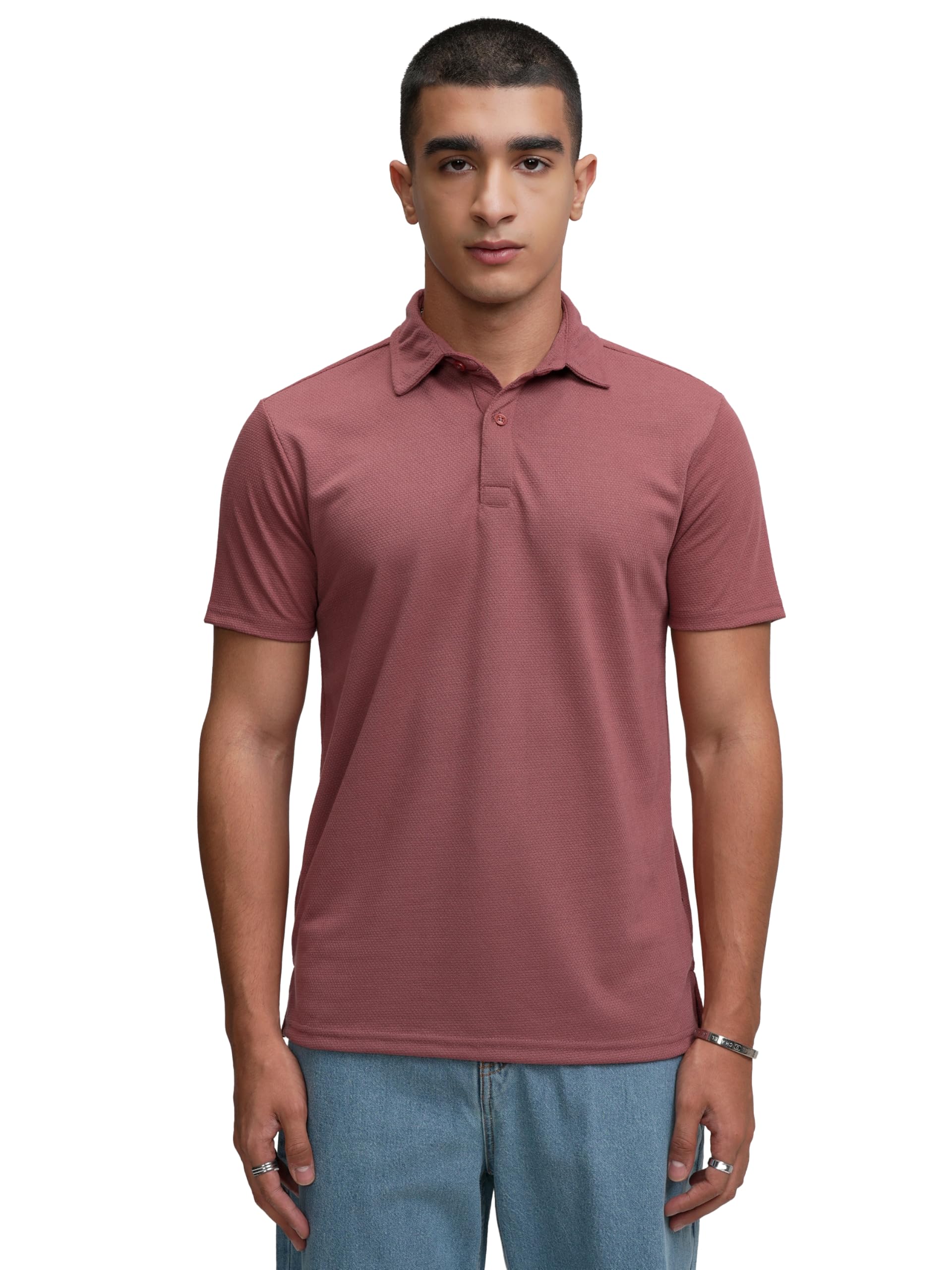 Highlander Men's Solid Slim Fit T-Shirt-picture-11