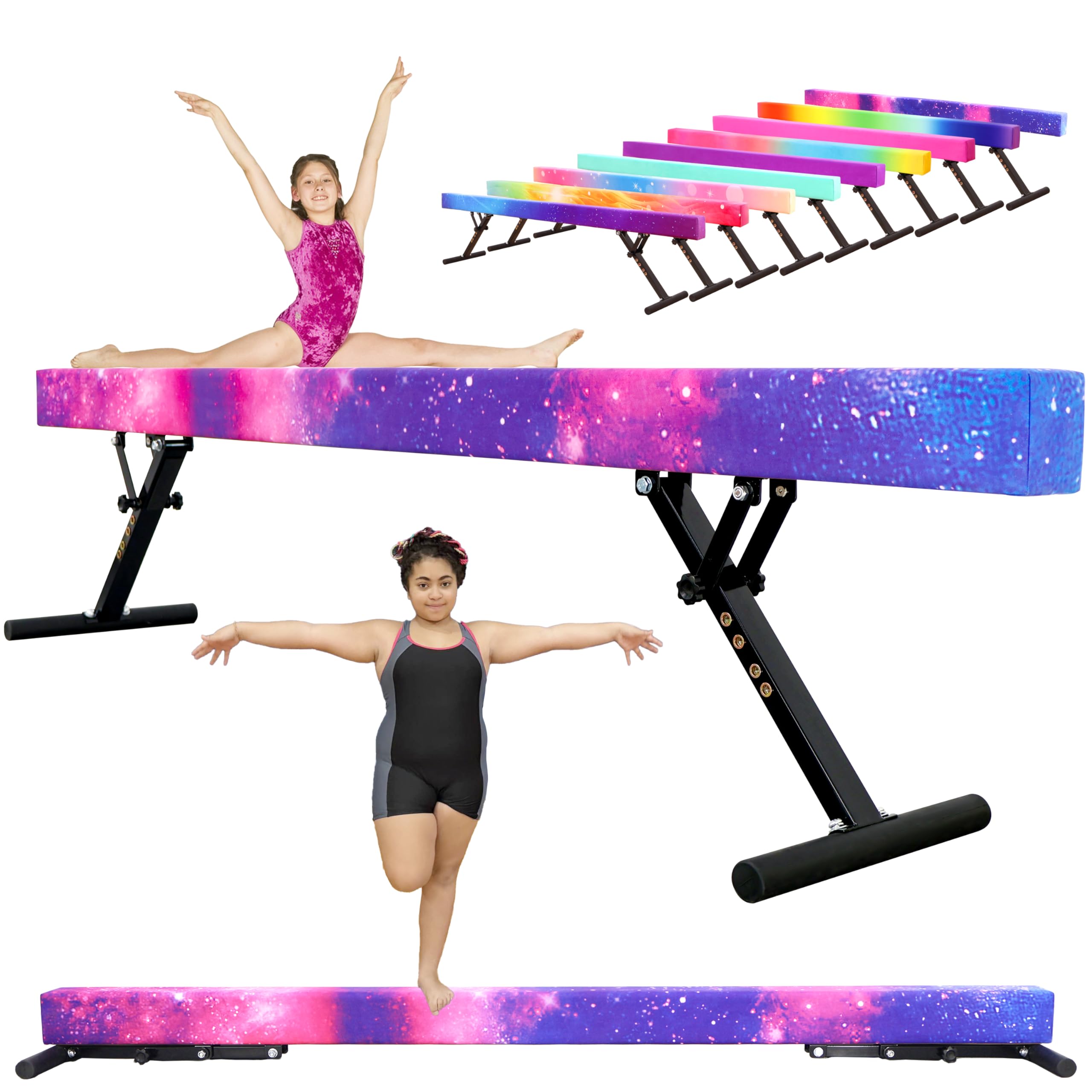 PreGymnastic 8ft Raised Balance Beam