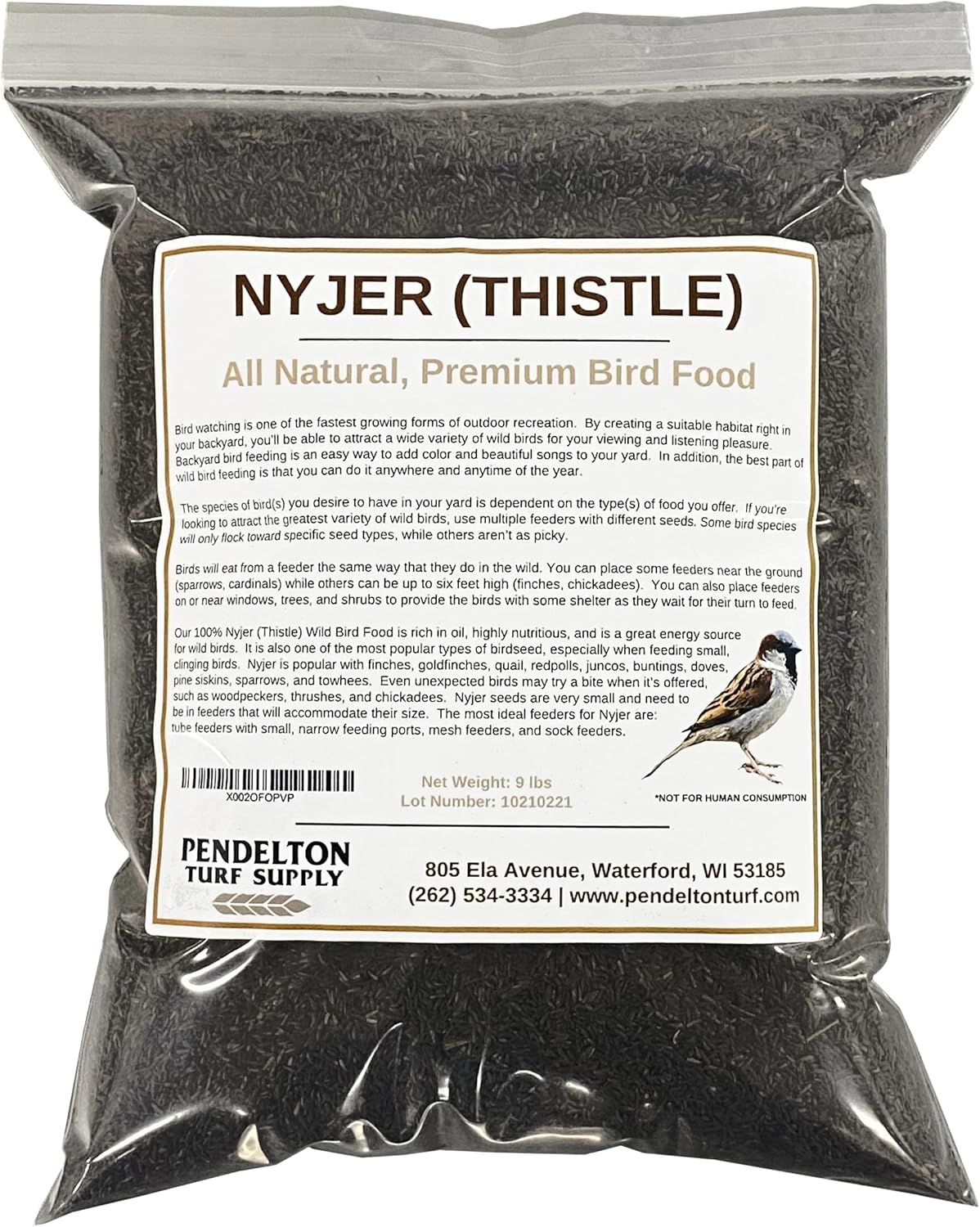 Pendelton Turf Supply Nyjer (Thistle) Bird Seed All