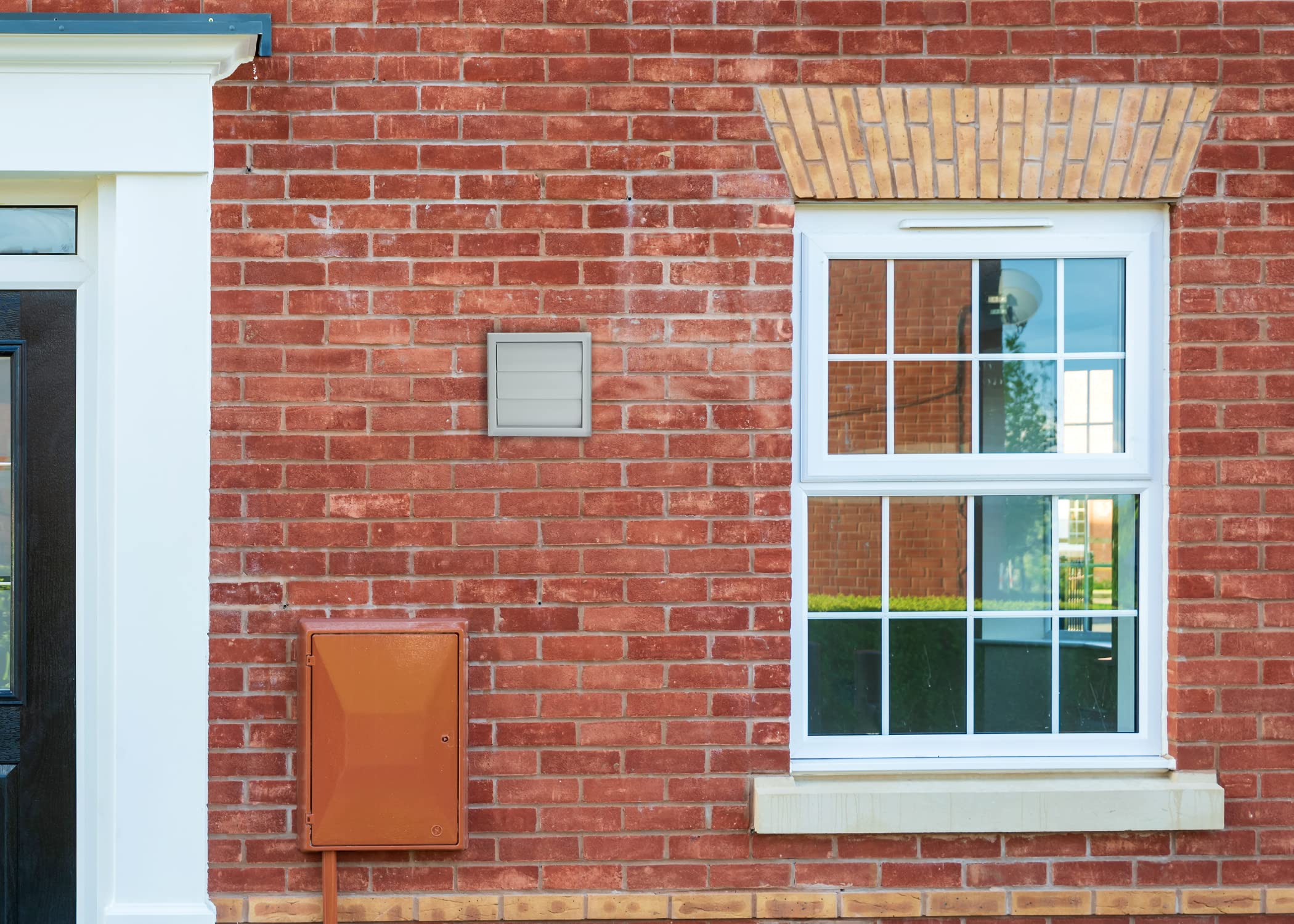 Condotto D'Aria Esterno Con Valvola Di Non Ritorno - 125mm, Per Ventilazione E Aspiratori