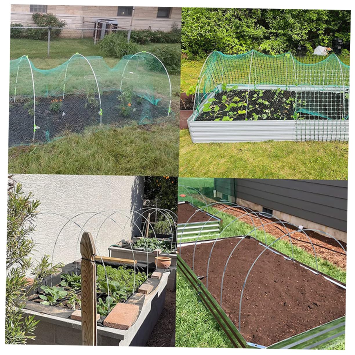 ibasenice Arceaux De Jardin pour Support De Couverture De Crochets Arqués De pour Tunnel De Plantation Supports De