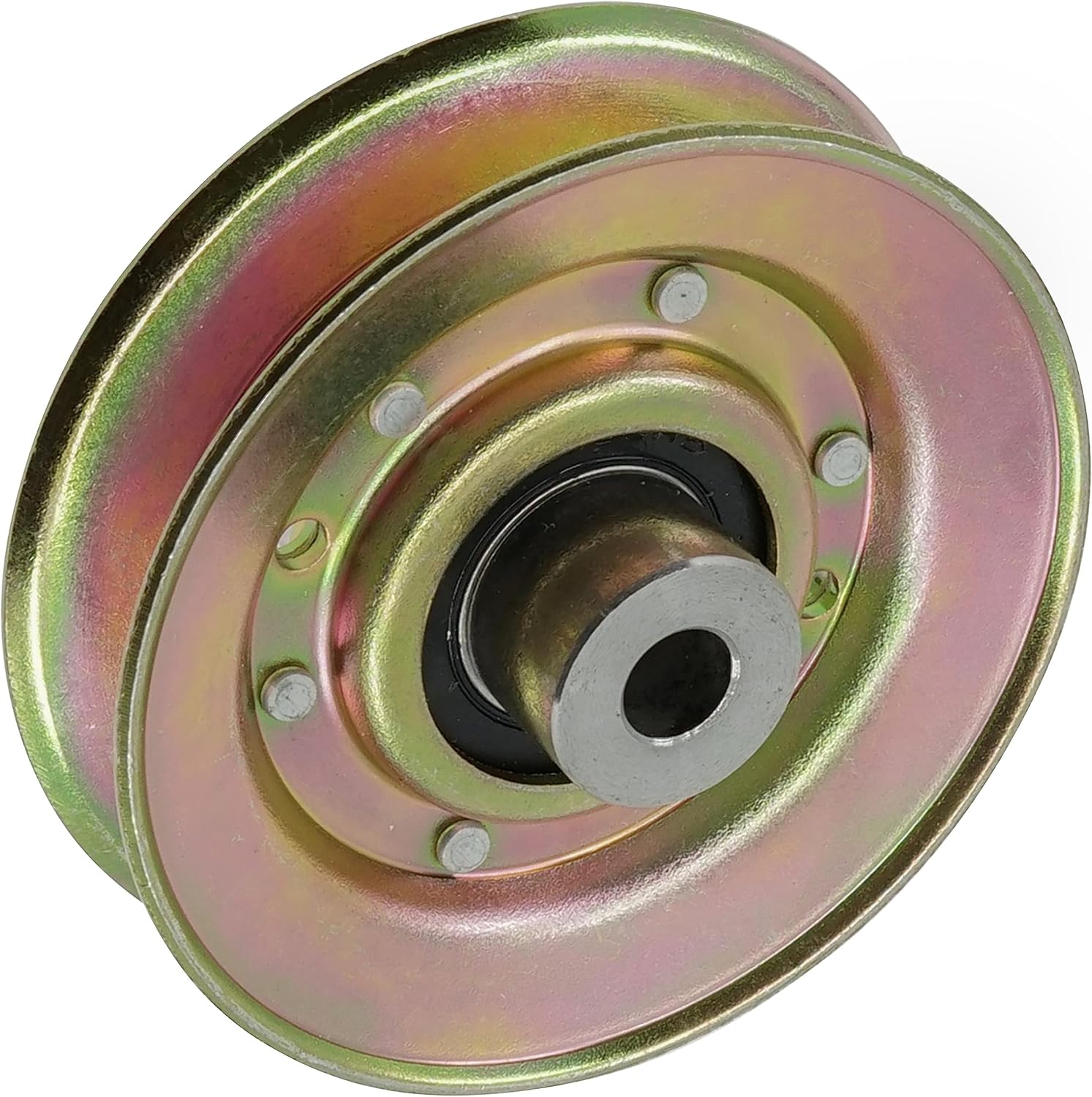 Caltric Deck Spindle V Idler Pulley Compatible with MTD 17AL3AGV099 ZTL7500 / 02005078