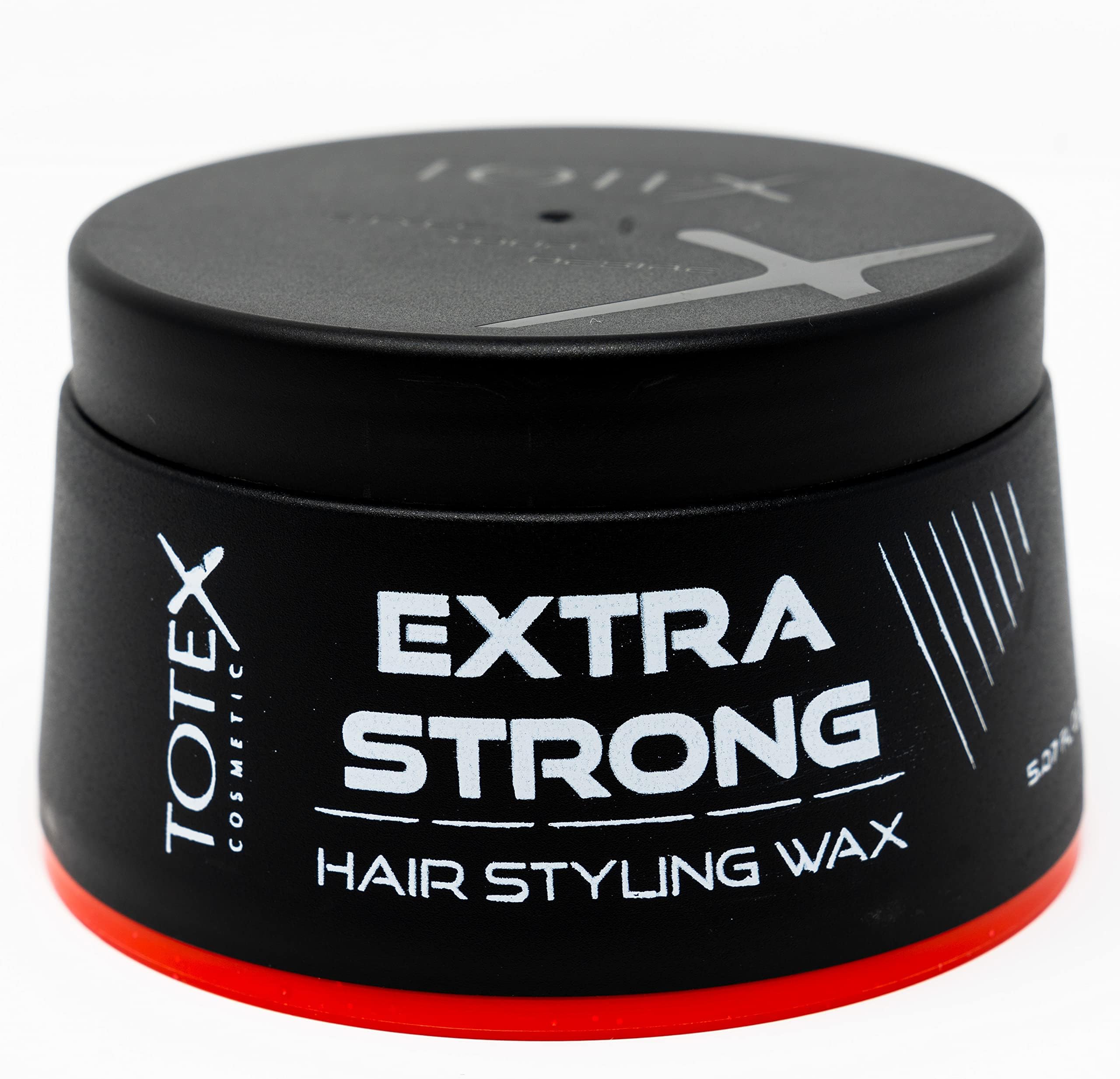 Totex Hair Styling Wax I Extra Strong Edge Control Strong Hold Wax I For Men & Woman I Barbers Shop Hair Dressers Certified Hair Aqua Wax 150 ml