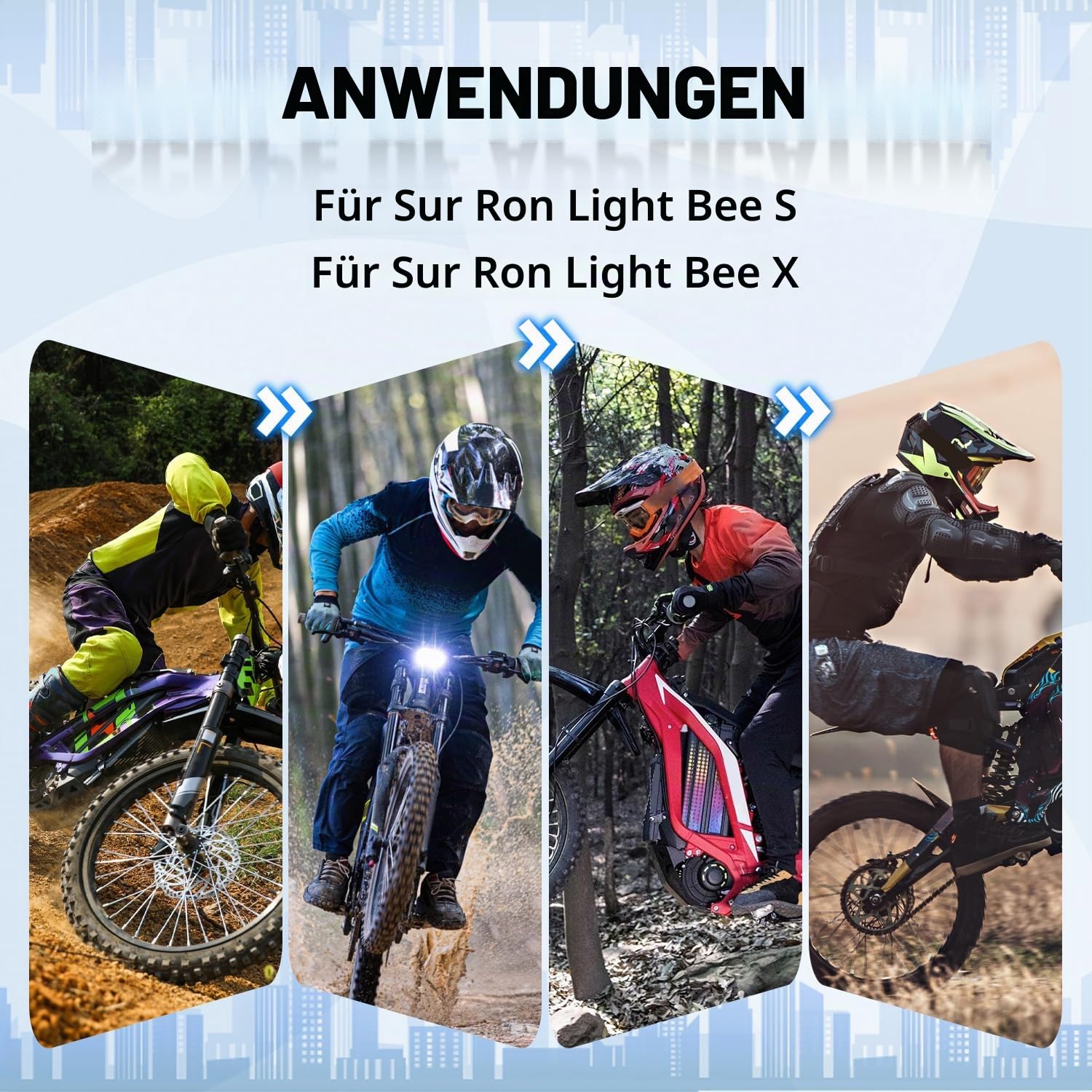 Motorrad Fußrastenhalterung,Fußrasten Tieferlegung Fussrasten Halterung Set für Surron Sur Ron Sur-Ron Light Bee X/S Elektro Dirt Bike