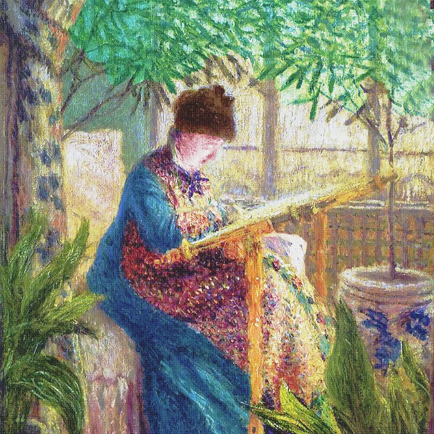 Orenco Originals Counted Cross Stitch Pattern Inspired by Claude Monet