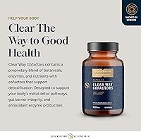 Vista 3 de Quicksilver Scientific Clear Way Cofactors - Apoyo de limpieza de desintoxicación corporal con vitamina B1, extracto de diente de león, quercetina