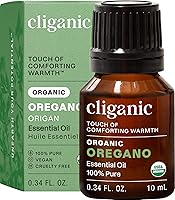 Vista 1 de Cliganic Aceite esencial de orégano orgánico, 100% puro y natural para aromaterapia Con verificación sin OMG (el embalaje puede variar)