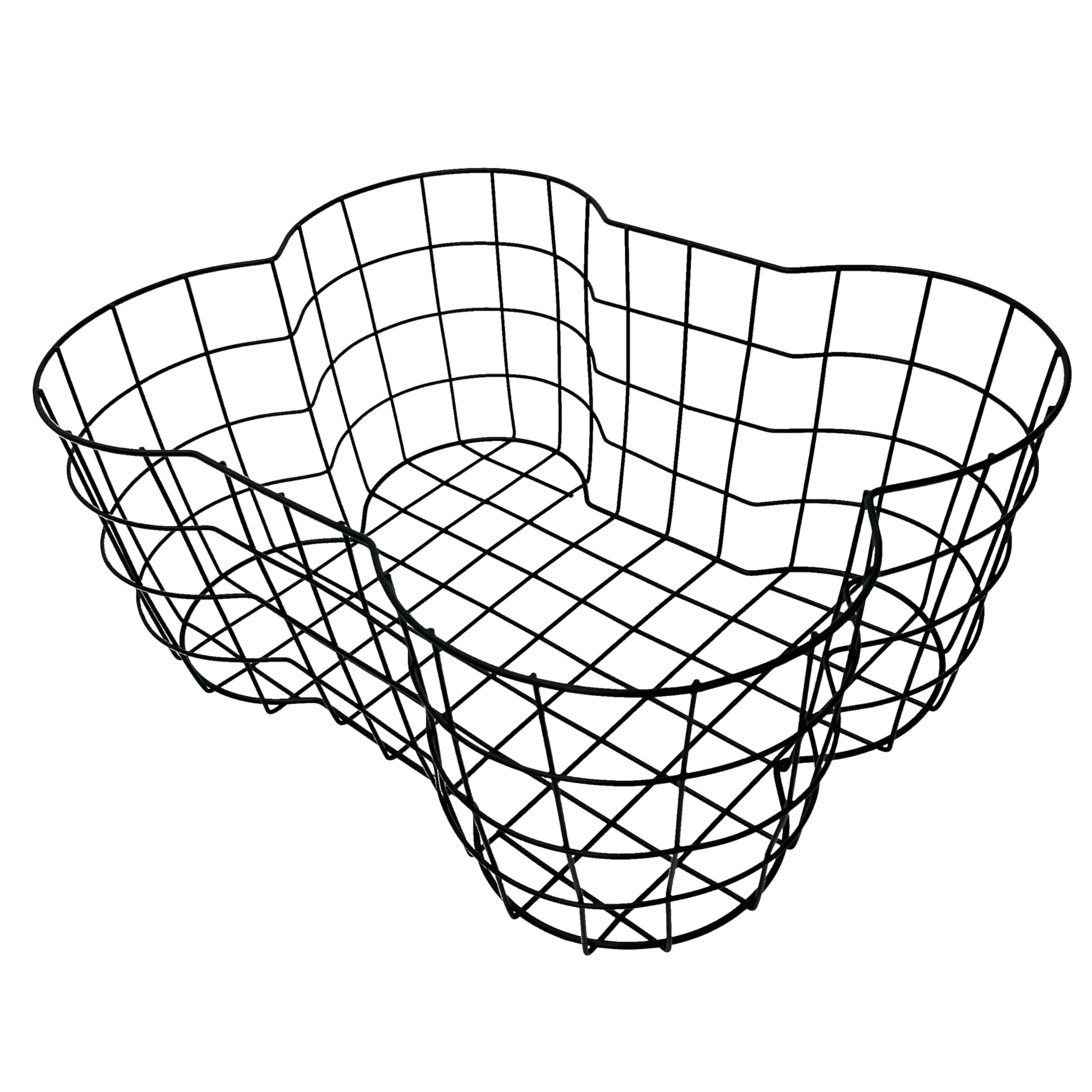 OtterPets Bone Shaped Metal Dog Toy Basket