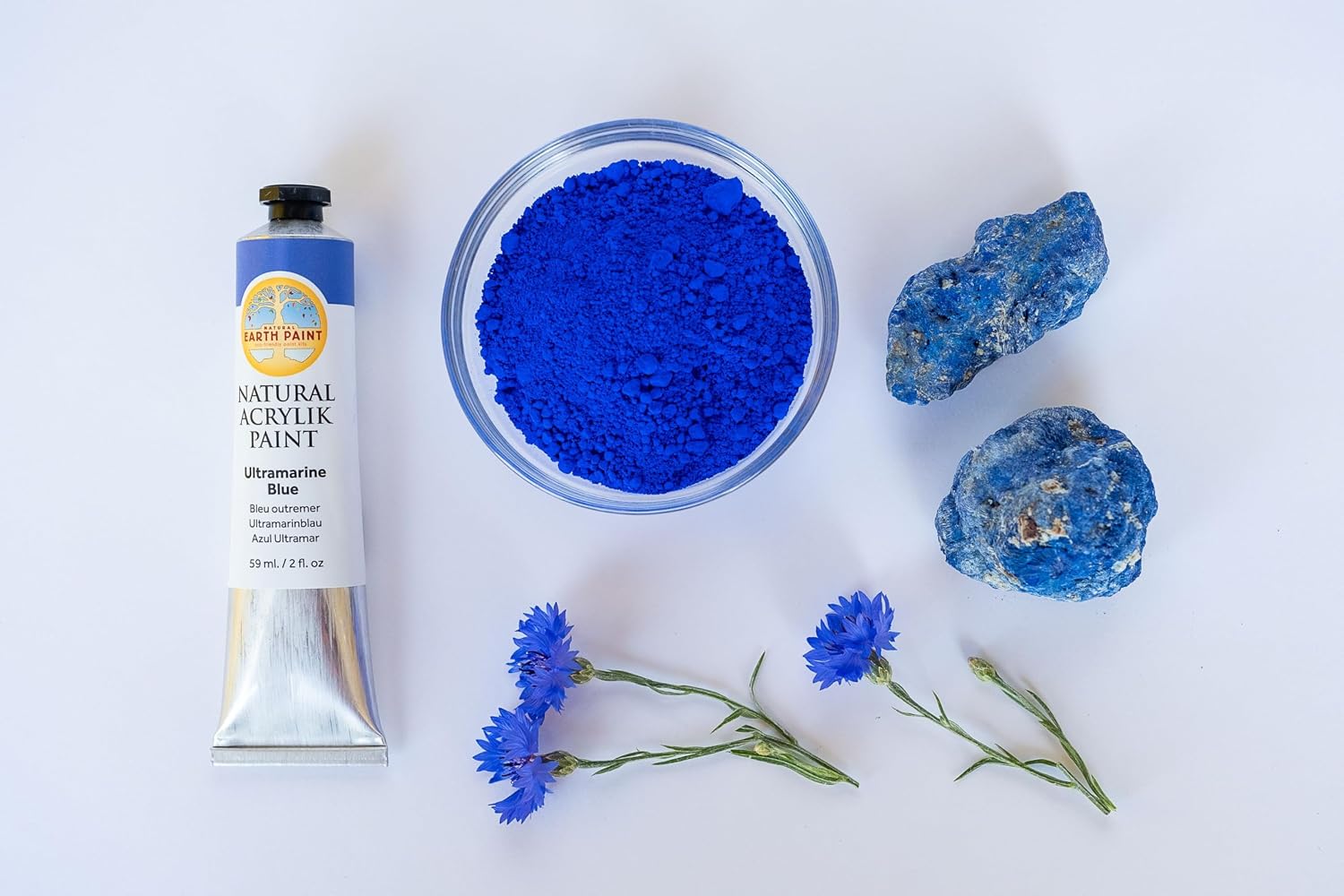 Natural Acrylik Paint™ - Ultramarine Blue | Individual Tubes | 2oz | Plant Based