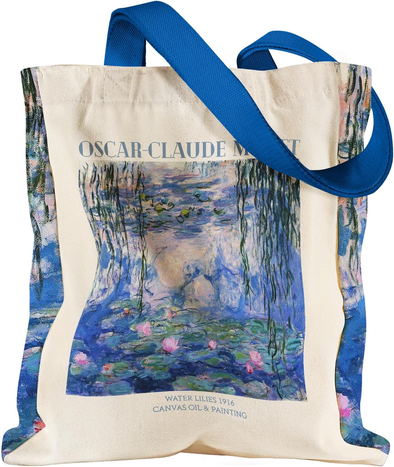 Heavy Canvas Tote Bag with Pocket - for Women Girls Aesthetic Large Canvas Tote Bag Inspired Gift Reusable Casual Bag for Work Shopping