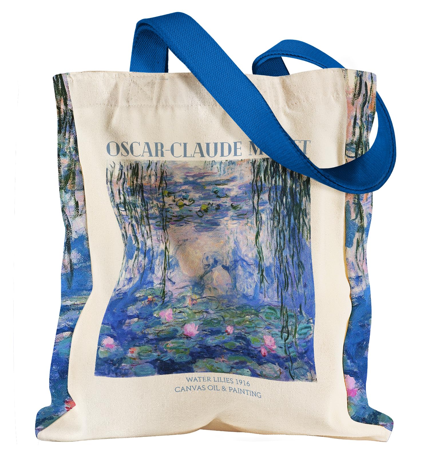 Heavy Canvas Tote Bag with Pocket - for Women Girls Aesthetic Large Canvas Tote Bag Inspired Gift Reusable Casual Bag for Work Shopping