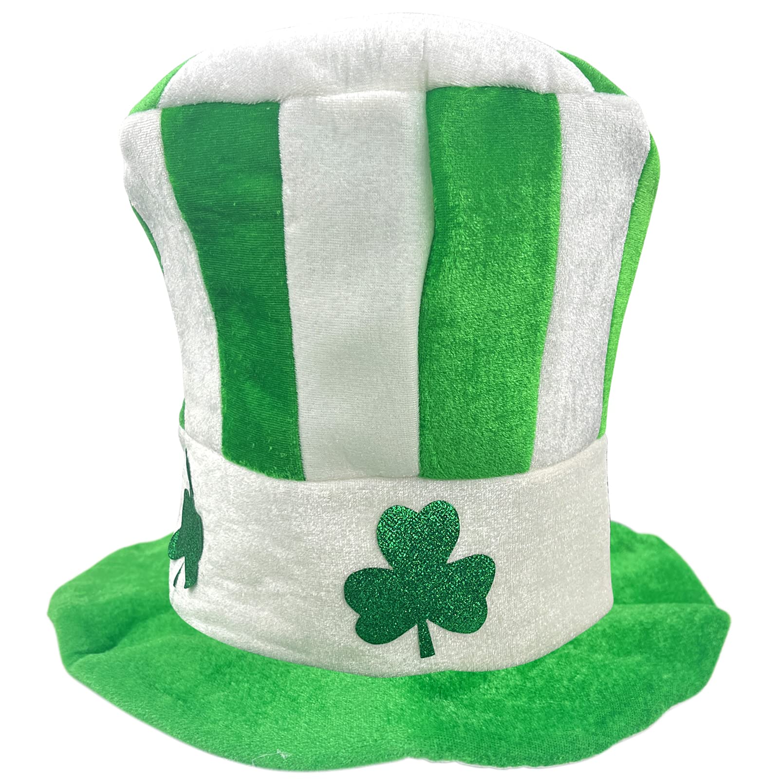 St. Patrick's Irish Day Shamrock Green Top Hat Four-leaf Clover Lucky Top Hat Celebration Costume Props