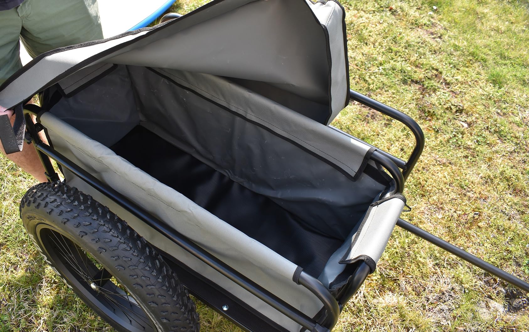 Remorque vélo Roues Fat Bike - spécial Plage