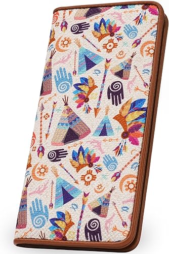 Miniatura 10 de MEITRUE Billetera para mujer, delgada con bloqueo RFID, de piel sintética, plegable, cartera larga para mujer con bolsillo para monedas, bonita