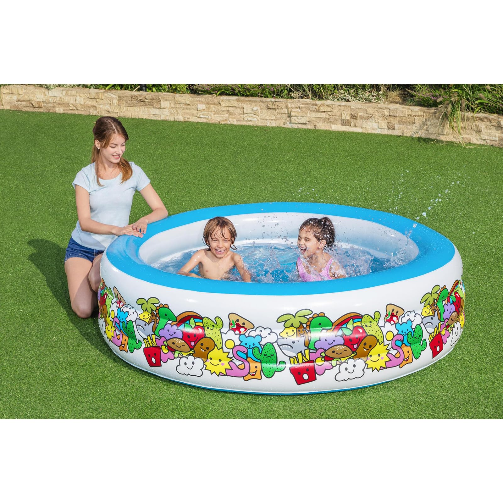 Bestway Family Pool, Fantasia, 196 x 53 cm