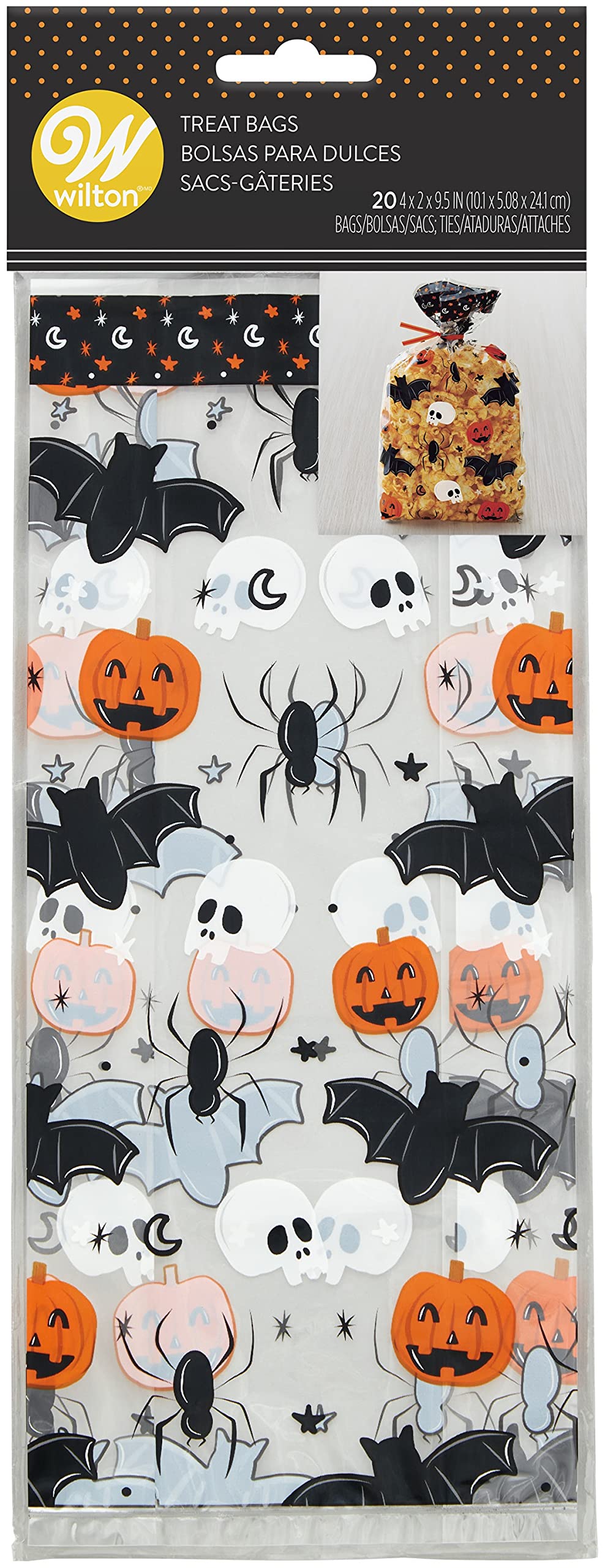 Wilton Treat Bags 20/Pkg-Halloween Icons