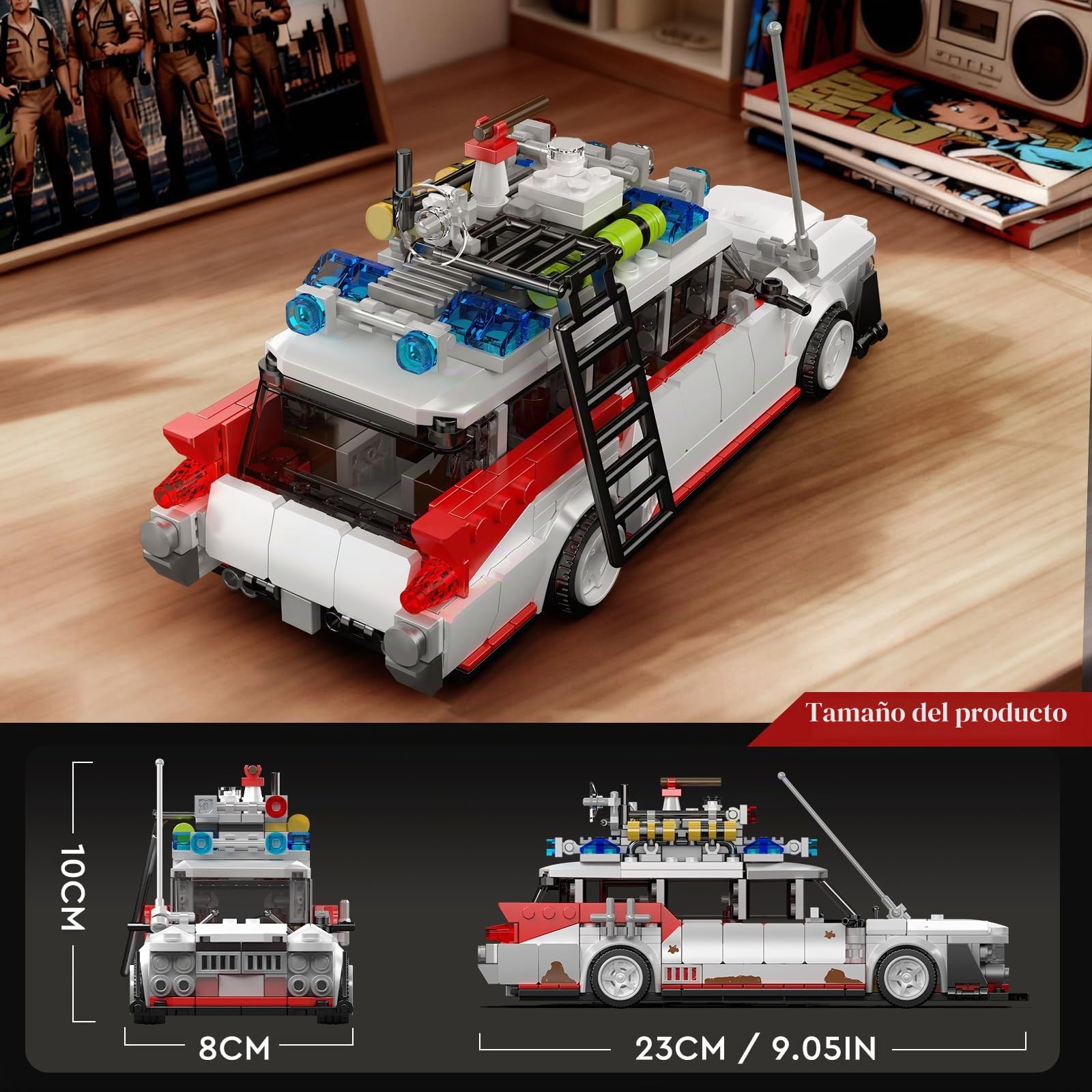 Mould King 10021 Technik Car Model, Racing Car Sportwagen Bauzeug, Creative Klemmbausteine Set für Erwachsene (646 piezas)