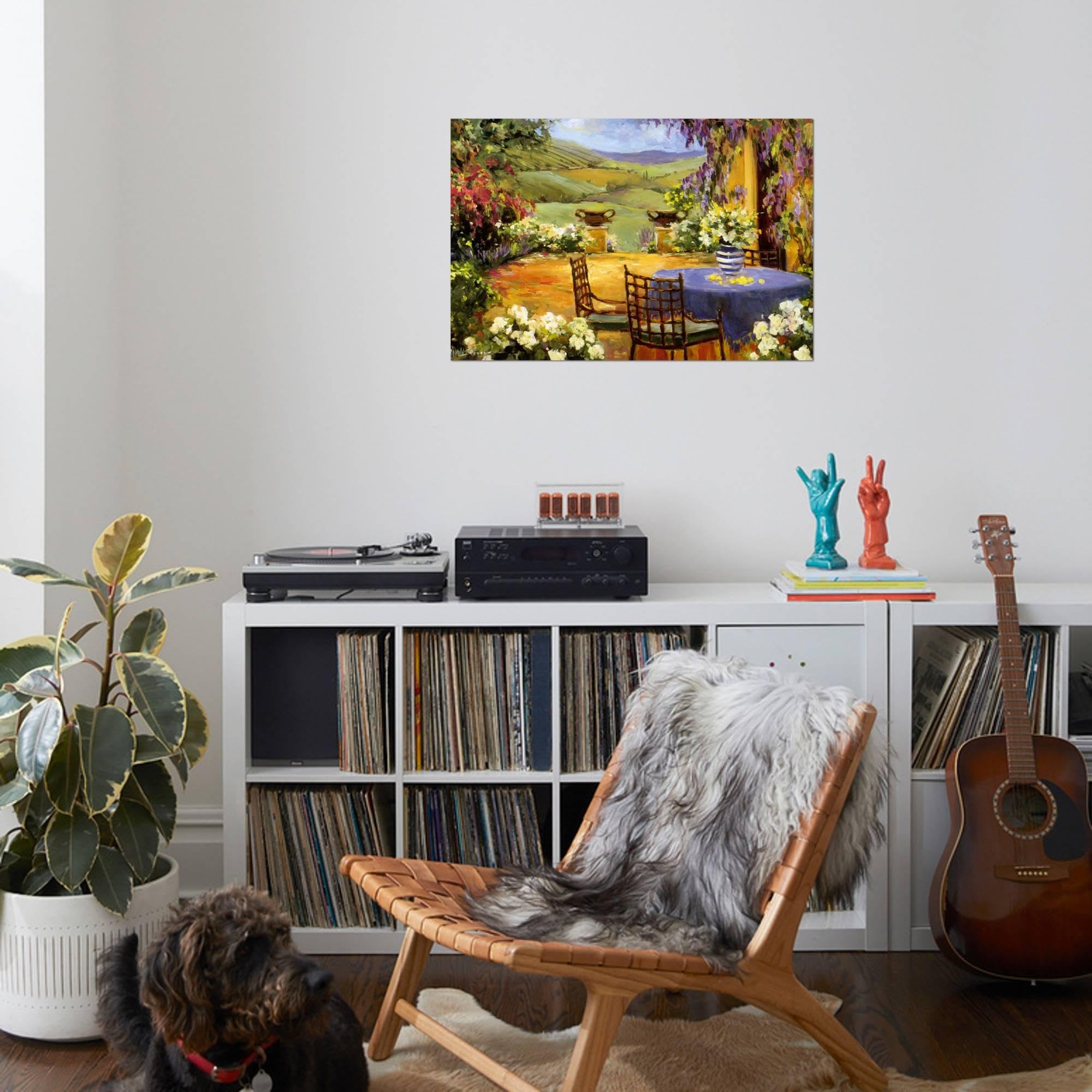 Amazon.com: ART.COM Wall Art Print Countryside Terrace by Allayn