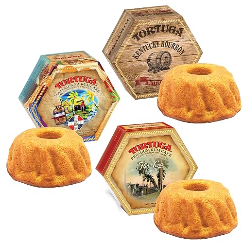 Miniatura 9 de TORTUGA Southern Trio - Paquete de regalo  Whisky Tennessee Bourbon de Kentucky y Pastel de manzana Moonshine  3 pasteles de 4 onzas  El regalo