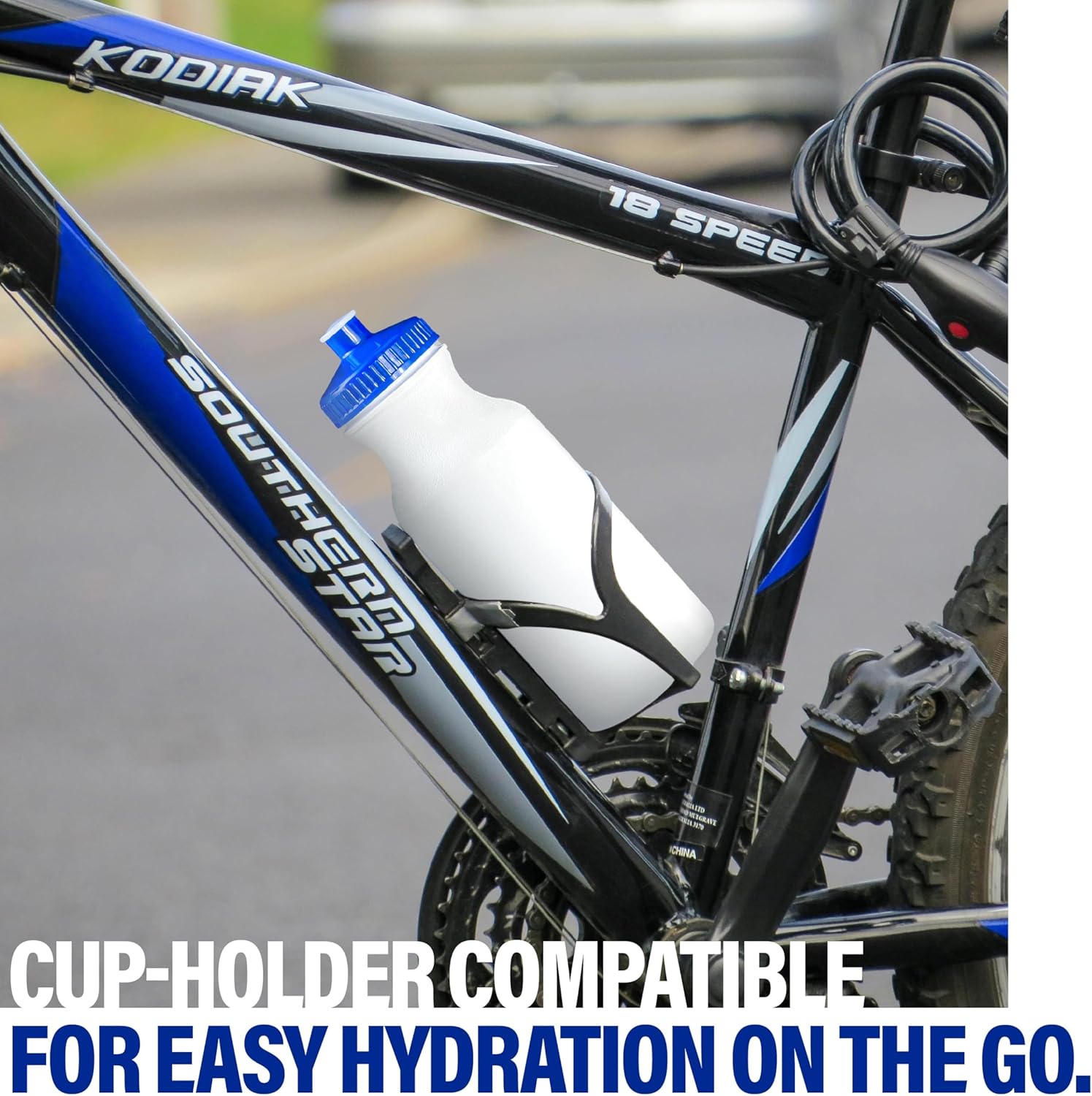 Bulk Water Bottles 100 Pack - 24 Ounce Reusable water bottles Bulk - BPA-Free Easy Open Spin off Cap - Clear Water Bottles for Kids and Adults - Top-Rack - Dishwasher Safe - Sports Bottles (Clear)