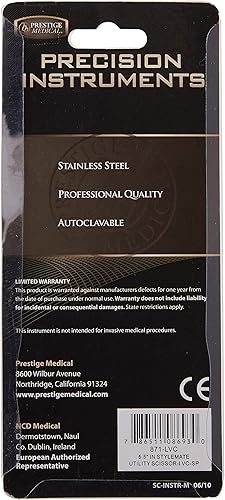 Miniatura 5 de Prestige Medical Tijera utilitaria StyleMate de 5.5 pulgadas, Tie Dye Rainbow