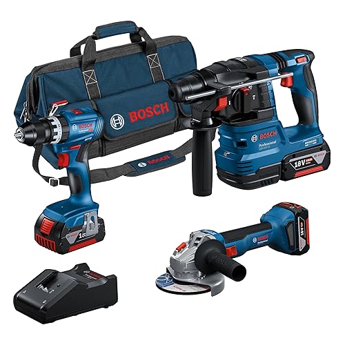 Bosch Professional 18V System combo-kit sans-fil : GSB 18V-45 +