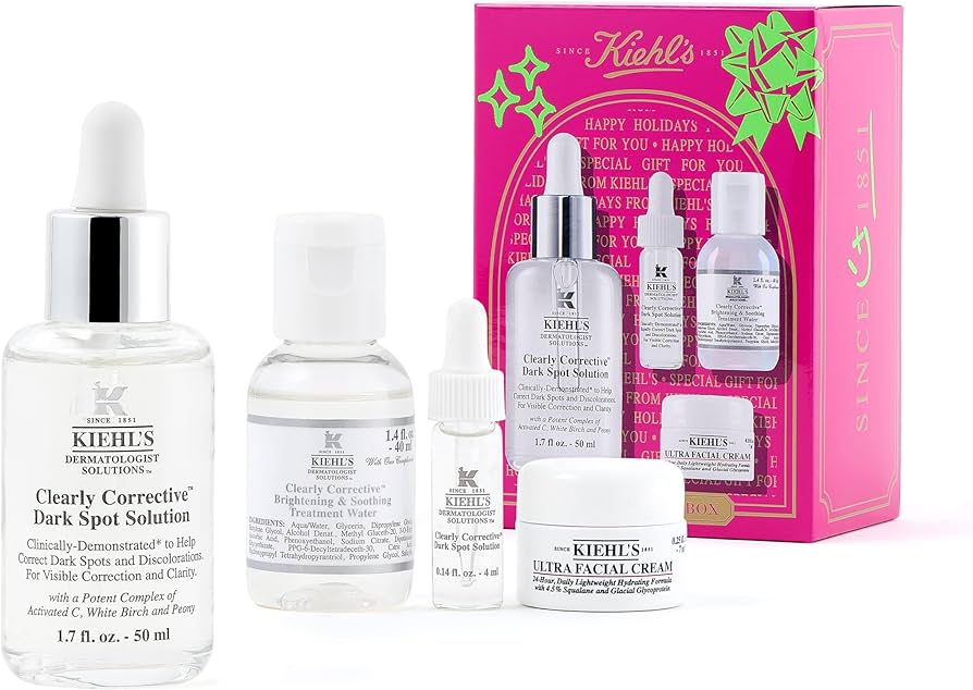 新品未開封キールズブライトニングエッセンス30mlセット Amazon.co.jp: Kiehl's(キールズ) 透明美白美容液 ホリデーセット