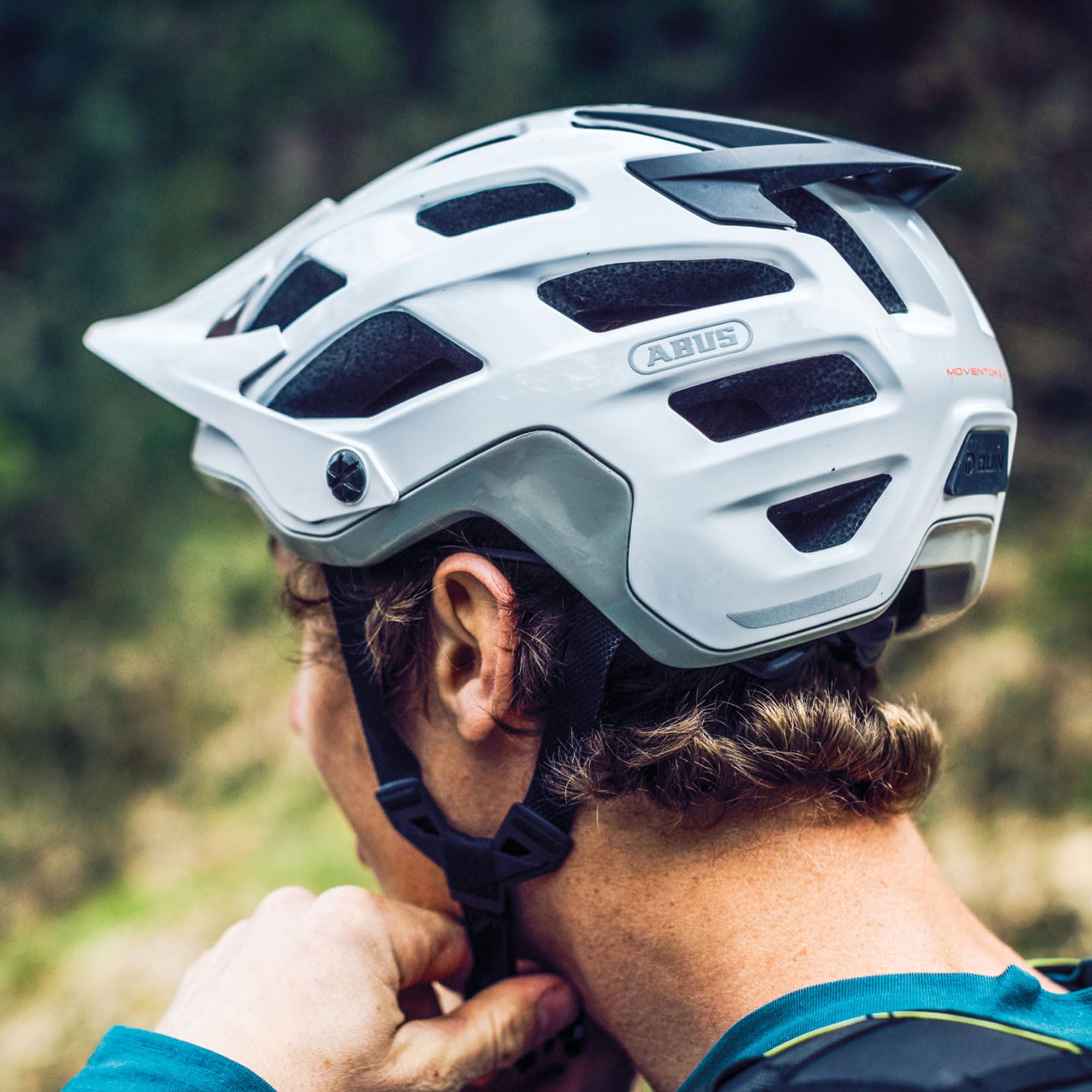 Kask ABUS MTB Moventor 2.0 - wygodny kask rowerowy do jazdy w terenie - kask all-mountain - dla mężczyzn i kobiet