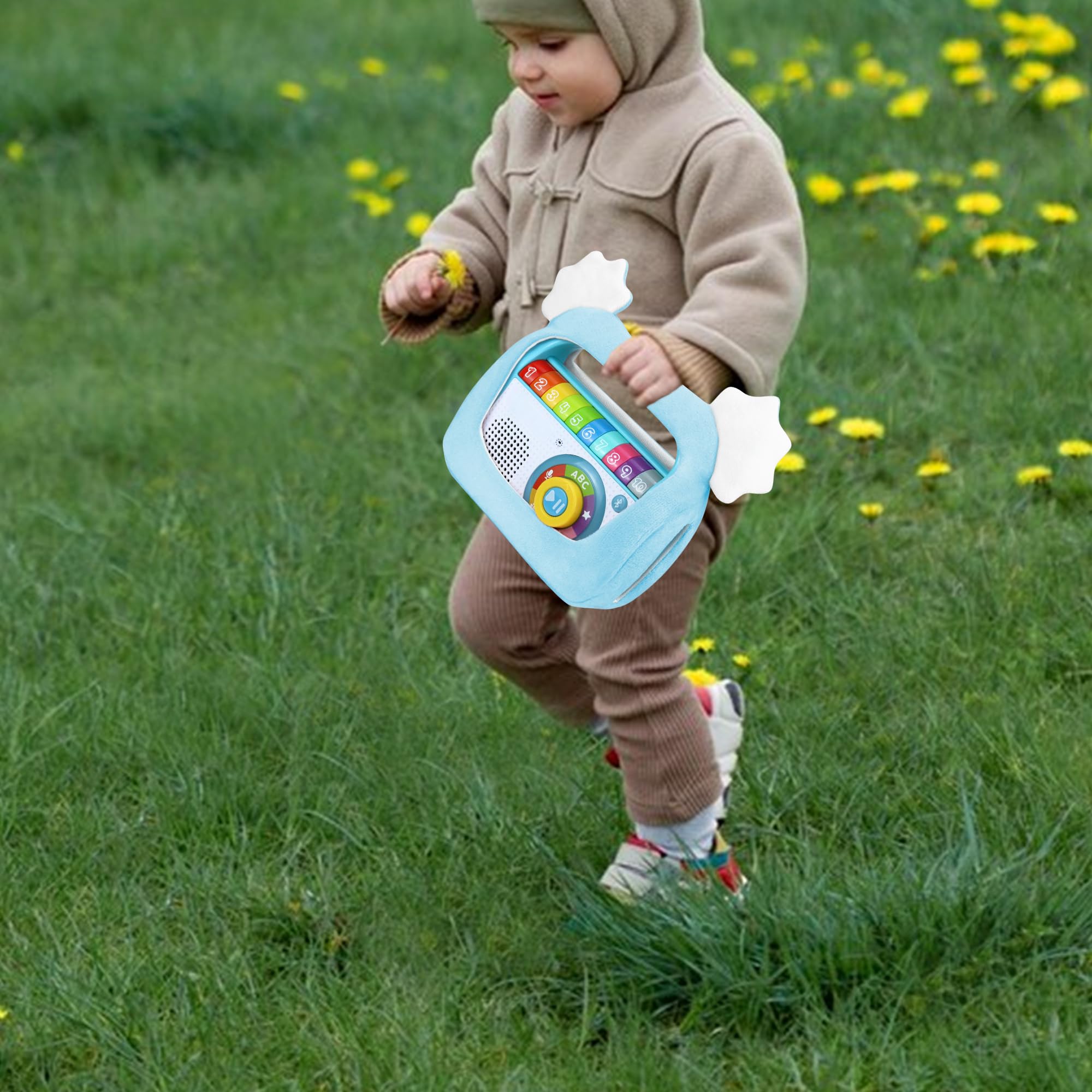 Concha Compatible con VTech Reproductor Musical que Graba, Canta y Baila, Manga para Radio Infantil con Bluetooth, Tapa para Grabadora, Rosado