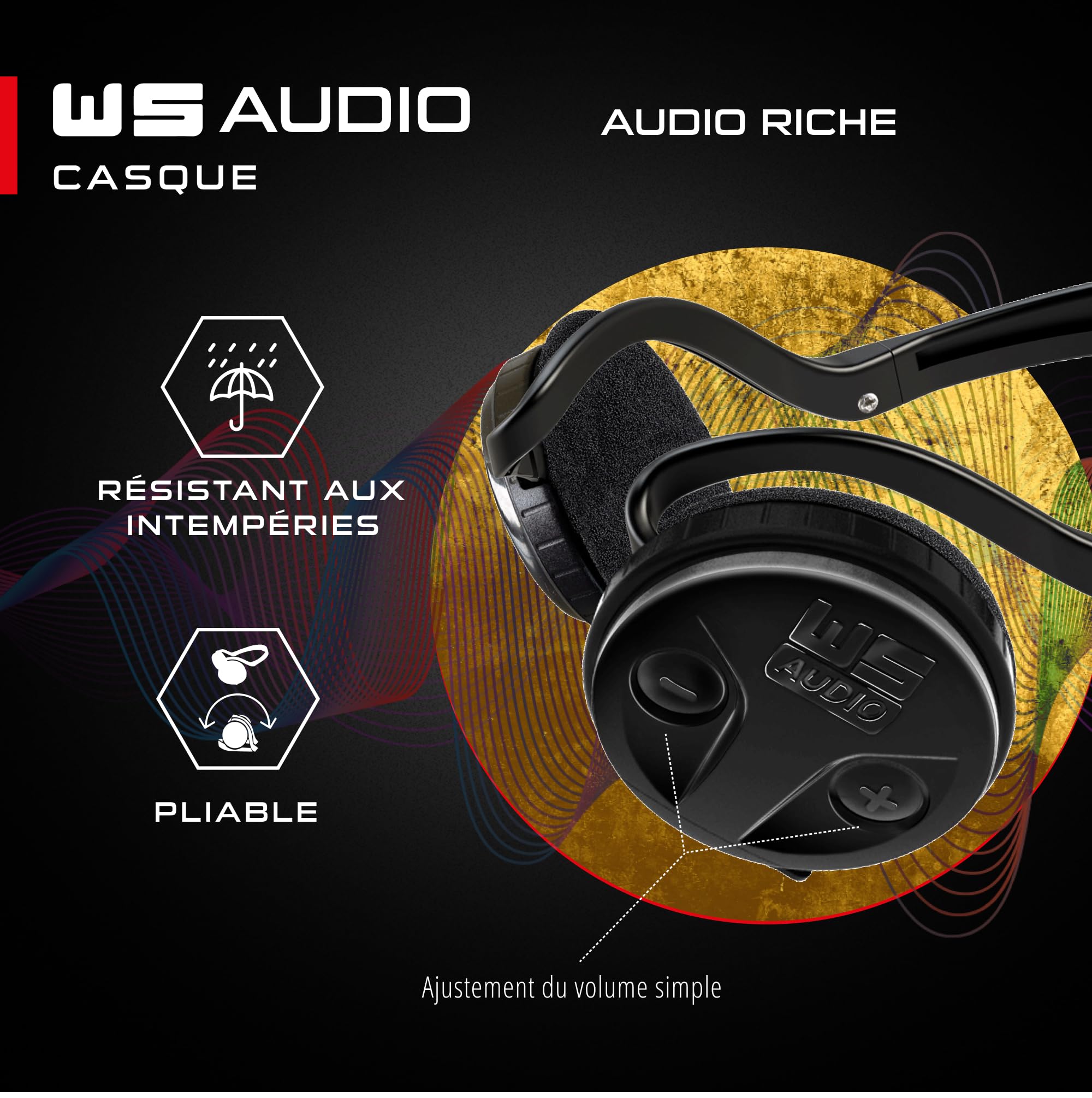 XP Metal Detectors Deus - avec Casque WSAUDIO - Étanche et entièrement sans Fil, idéal pour la Recherche de trésors et de reliques - Disque X35 de 28cm, télécommande et Canne S-Telescopic