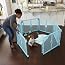 North States Superyard Ultimate Baby Play Yard - 6-Panel Indoor/Outdoor Playpen With Carrying Strap