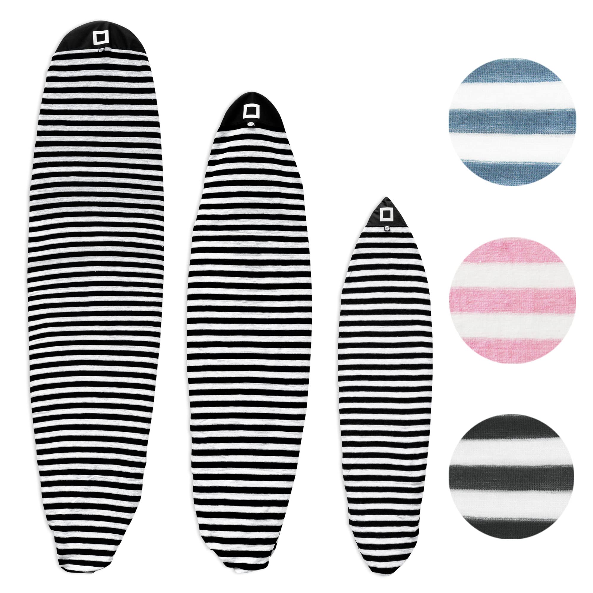 PAMGEA Surf Squared Surfboard Sock Cover and Paddleboard Cover - Lightweight Stretch Protective Surfboard Bag - Surfing Accessories - Shortboard,