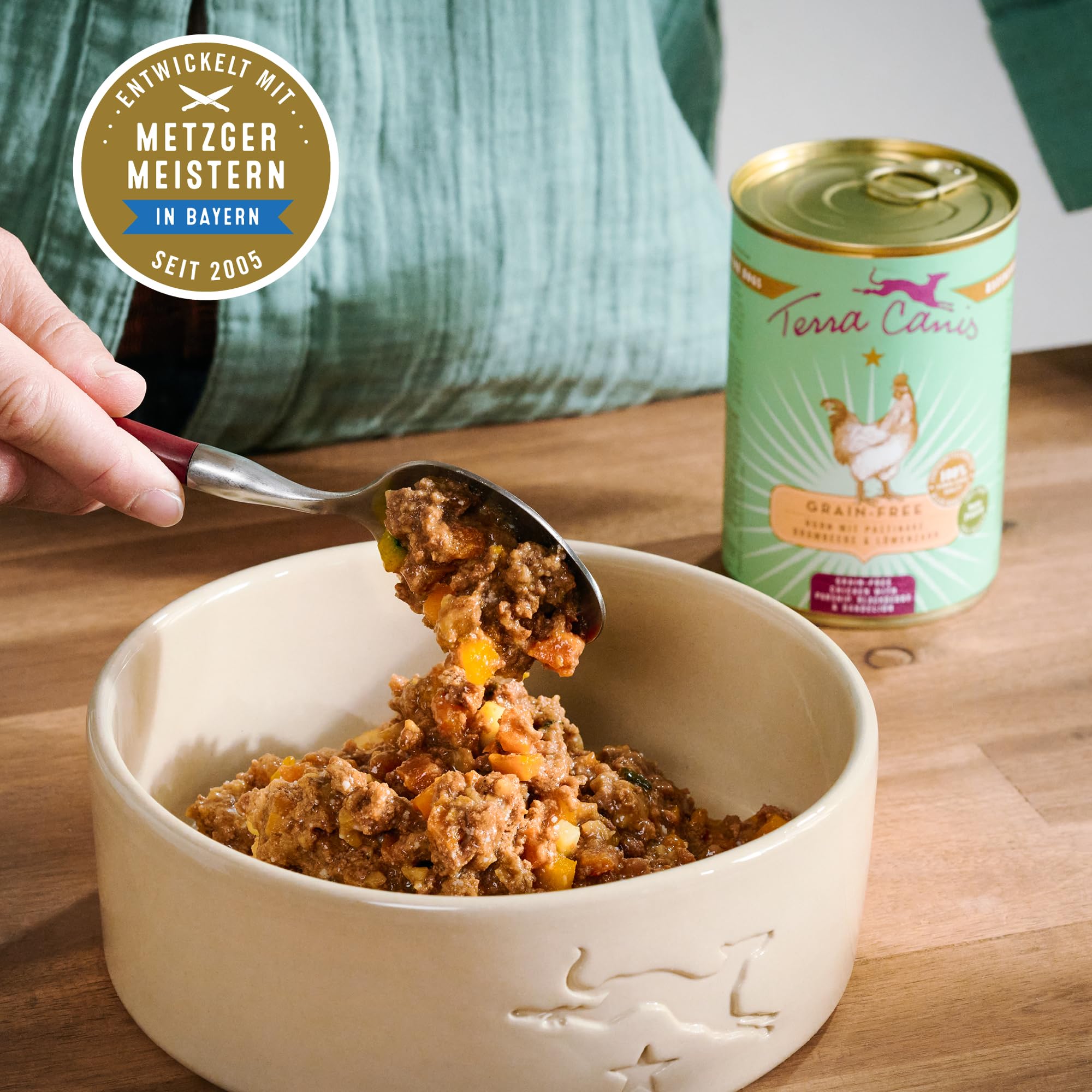 Terra Canis Kennenlernpaket L, Getreidefrei Hundefutter nass 9 x 400 g – Premium-Nassfutter für ausgewachsene Hunde Aller Rassen, mit Rohstoffen 100% Lebensmittelqualität