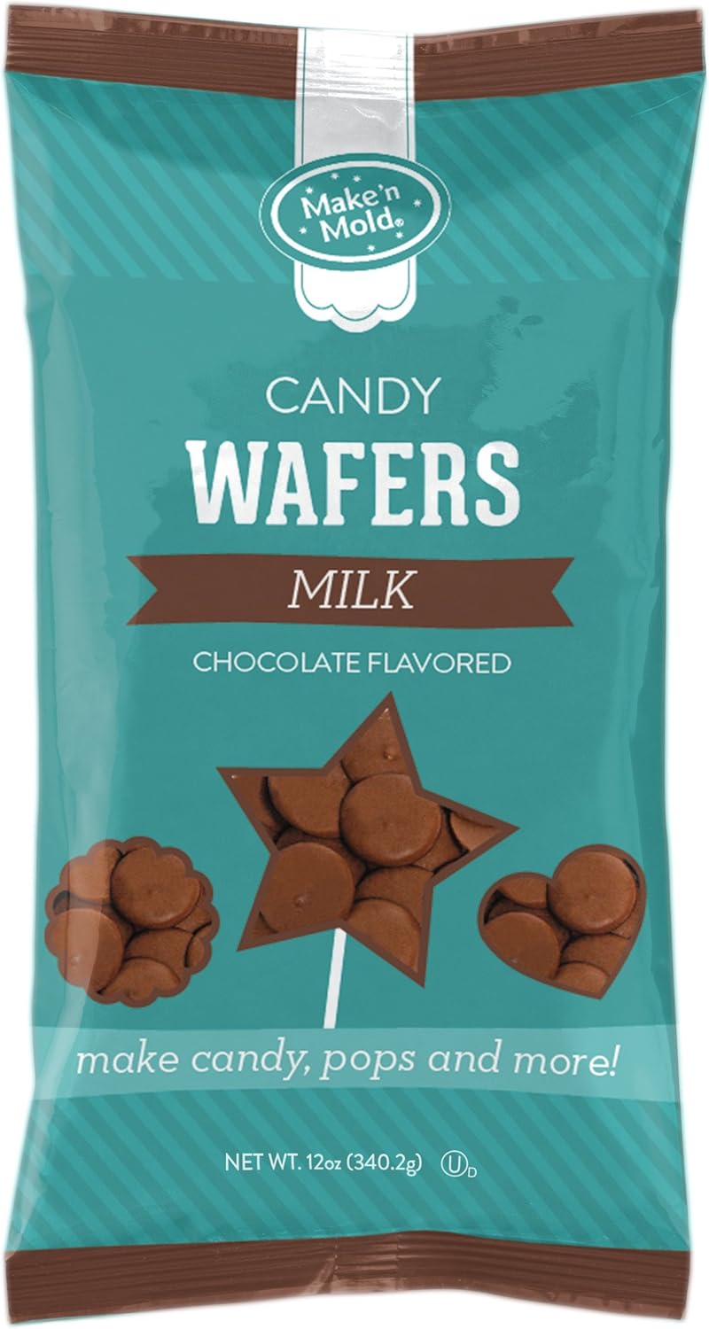 Make N Mold Milk Chocolate Flavored Melting Wafers, 12