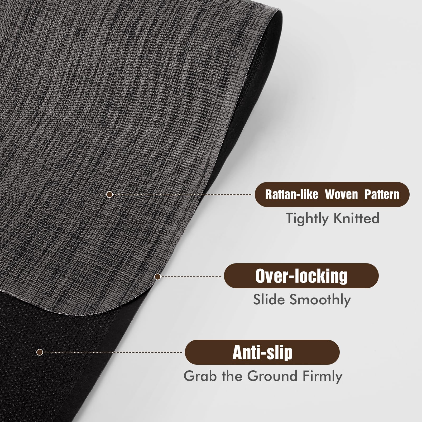 Blvornl Tapete para Silla de Oficina para Suelo de Madera Dura y Alfombra de Pelo bajo, tapete de Silla de Escritorio de 35 x 48 Pulgadas para Madera Dura, Antideslizante, Protector de Suelo Duro,