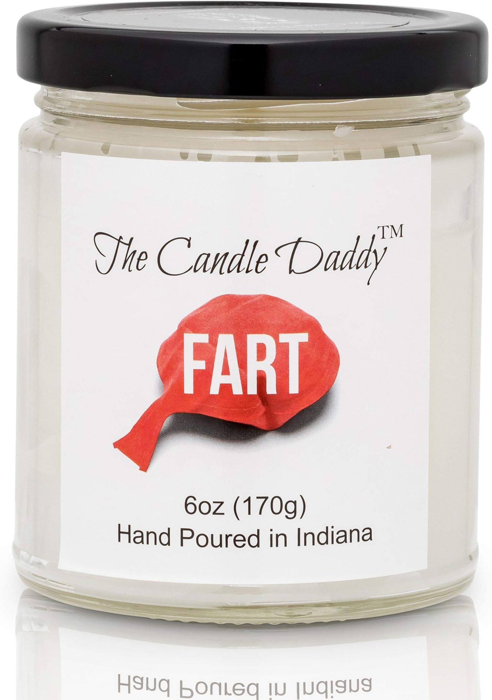 Fart Scented Candle - Smells Terrible- 6 Ounce Jar Candle