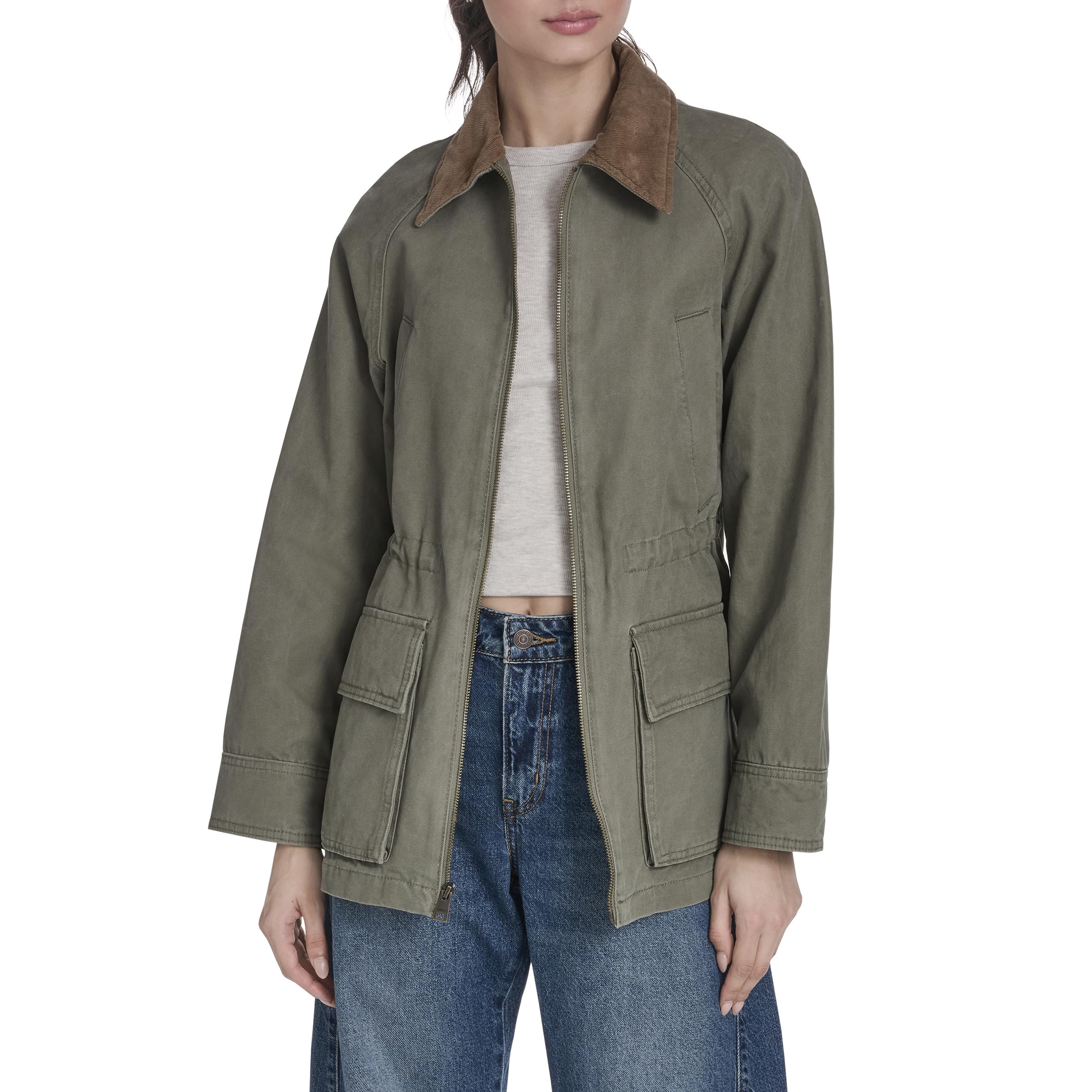

                                                    Levi's Women's Cotton Barn Jacket, Light Olive Cin