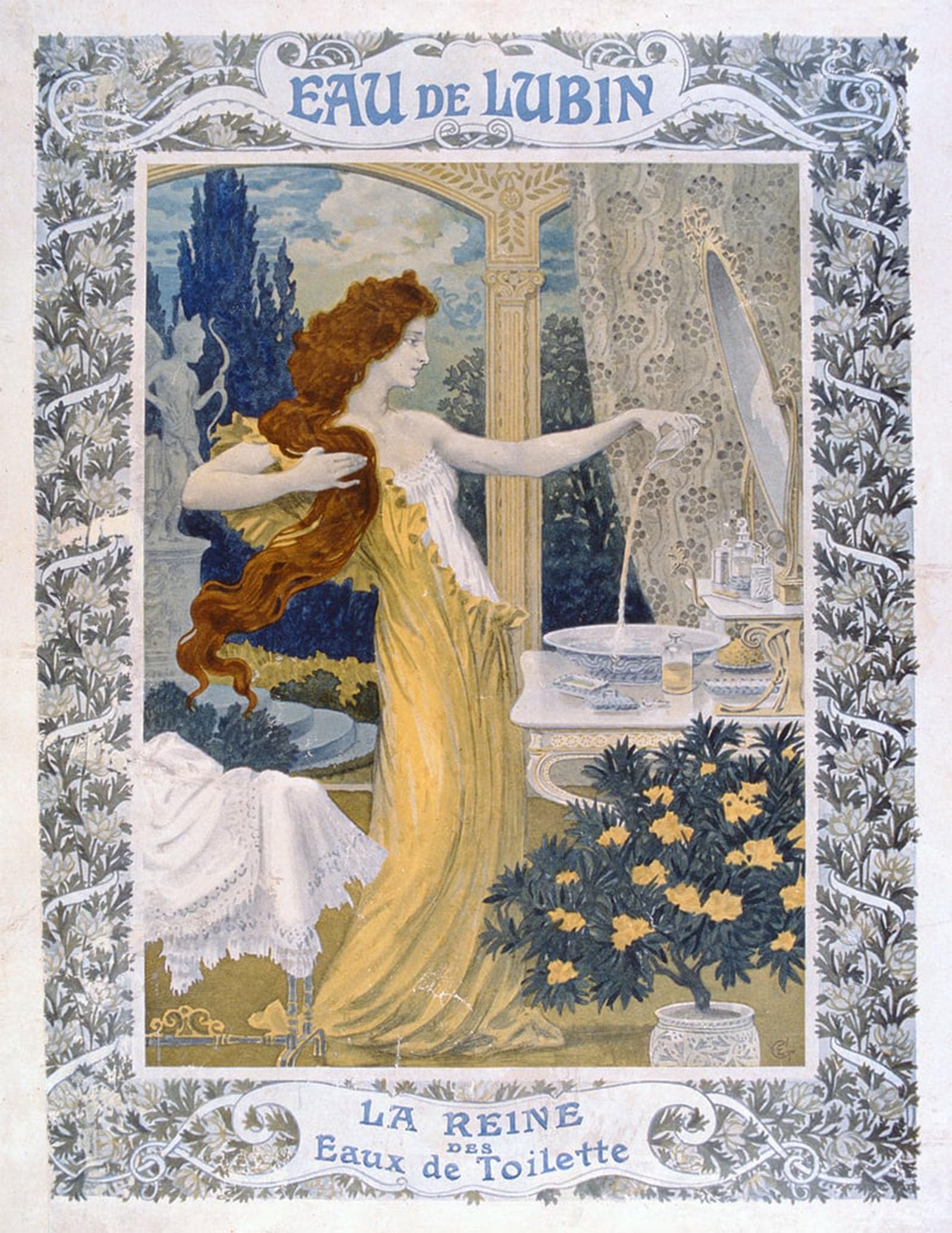 Cuadro en lienzo de Eugene Grasset poster artistico de 60x90cm para decoracion de salon 5
